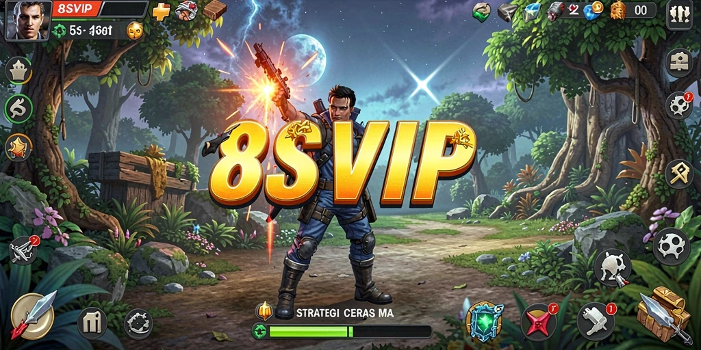 Tangkapan layar menampilkan gameplay strategi intens.