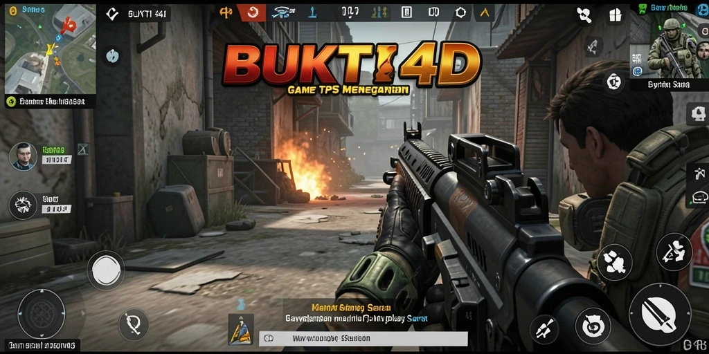 Screenshot menunjukkan aksi seru dalam pertempuran TPS BUKTI4D.