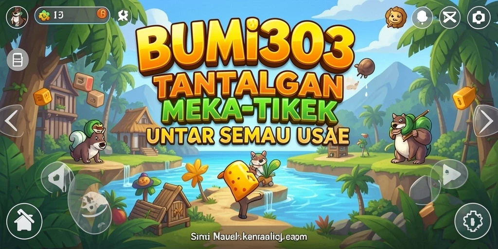 Tampilan gameplay menarik yang penuh teka-teki menantang.