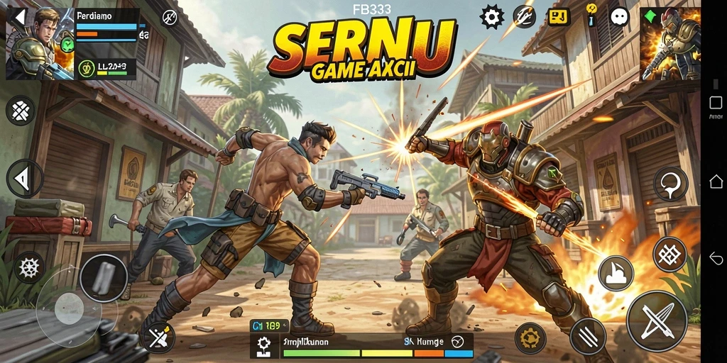 Gameplay FB333 yang seru dan menegangkan dalam aksi bertarung.