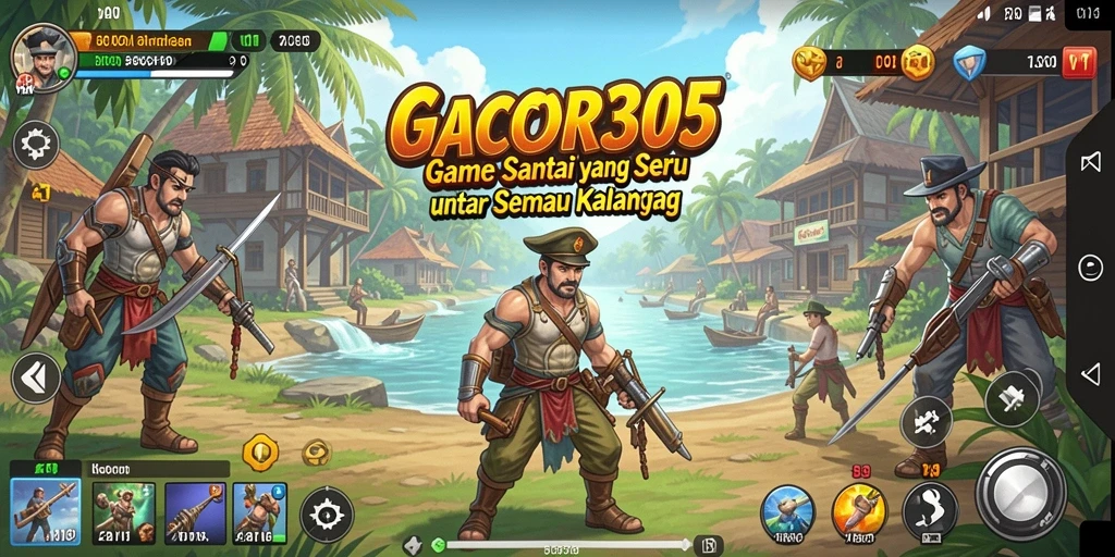 Gameplay GACOR305 yang seru dan penuh warna.