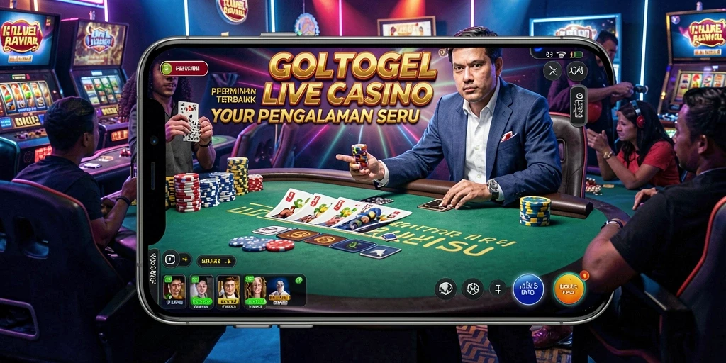 Tampilan gameplay Live Casino yang menarik di GOLTOGEL.