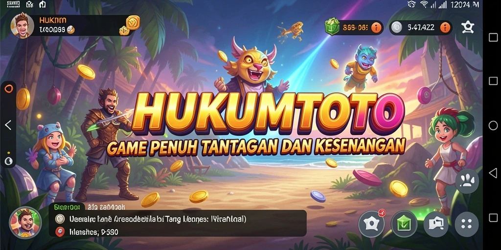 Screenshot HUKUMTOTO menampilkan gameplay Arcade yang seru dan menantang.