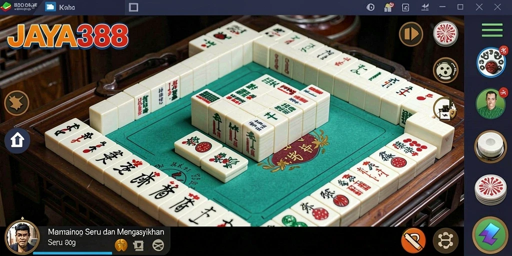 Tampilan gameplay <strong>JAYA388</strong> yang menarik dan interaktif saat bermain Mahjong.