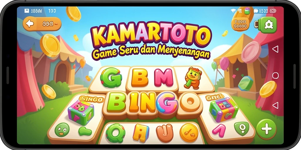 Tampilan permainan Bingo yang seru dan interaktif dalam KAMARTOTO.