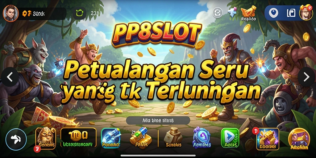 Tampilan menarik dari gameplay petualangan PP8SLOT.