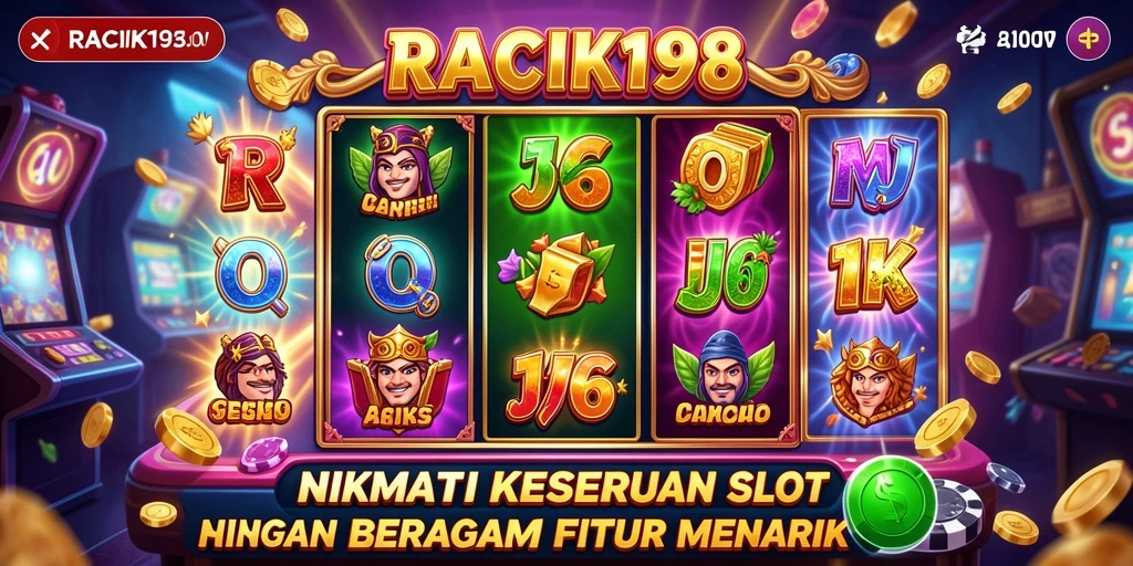 Tampilan gameplay RACIK198 yang menegangkan dan menyenangkan.