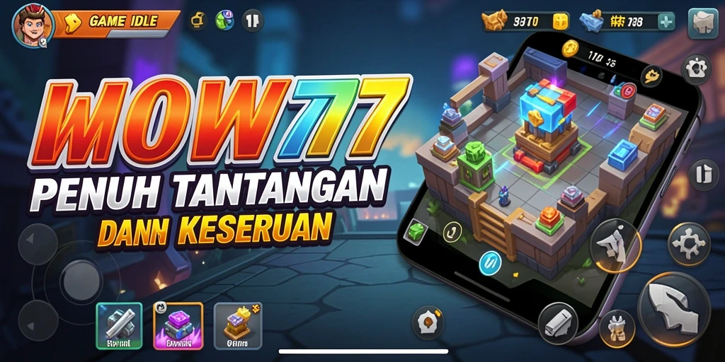 Screenshot utama WOW77 menampilkan gameplay yang seru dan interaktif.
